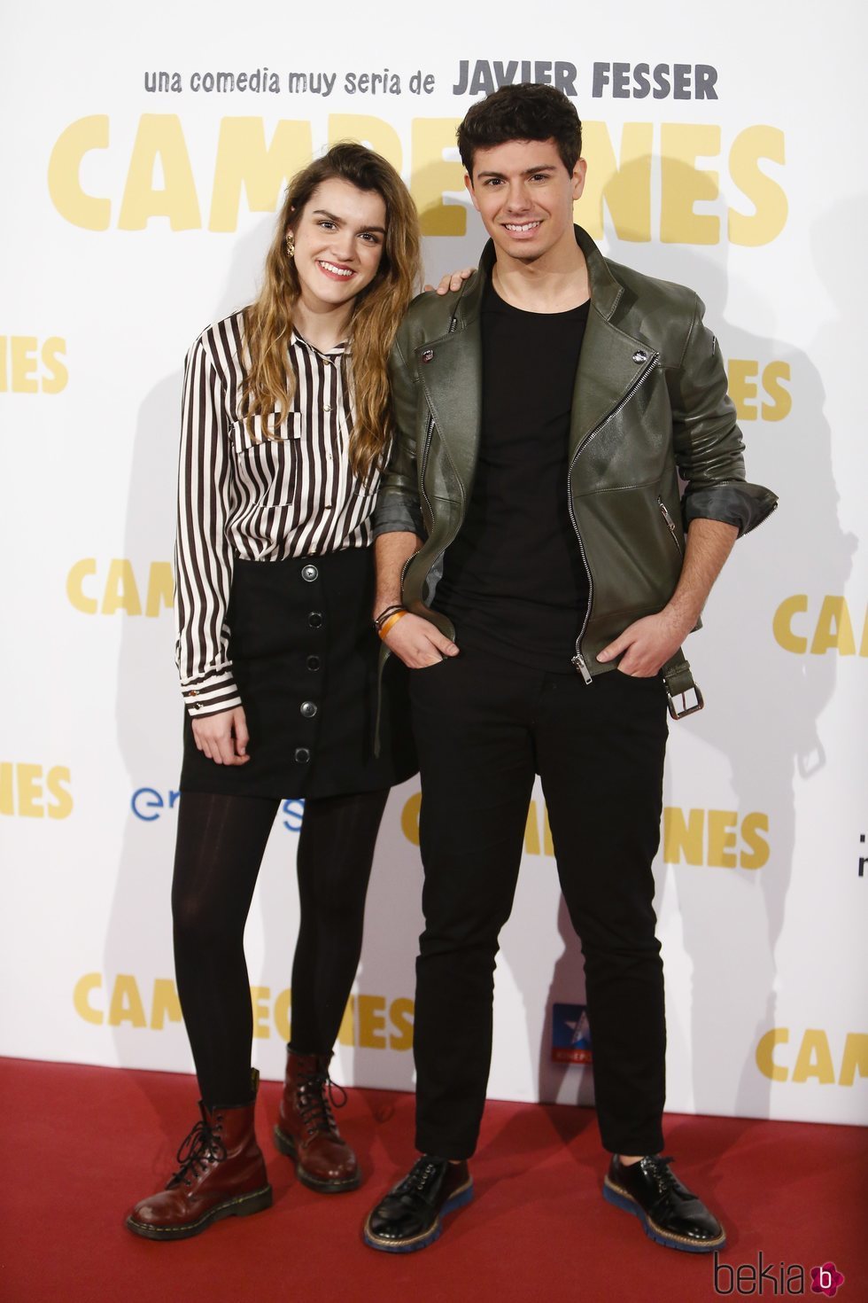 Alfred y Amaia en la premier de la película 'Campeones'