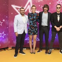 Eva Hache, Edurne, Jorge Javier Vázquez, Risto Mejide y Santi Millán en la presentación de 'Got Talent'