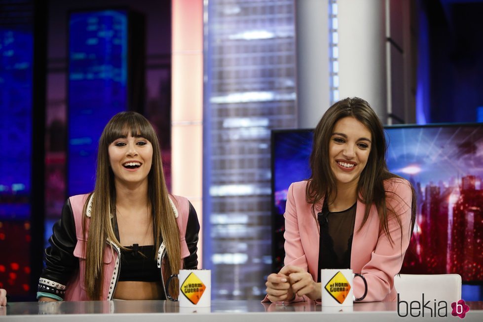 Aitana y Ana Guerra en su visita a 'El Hormiguero'