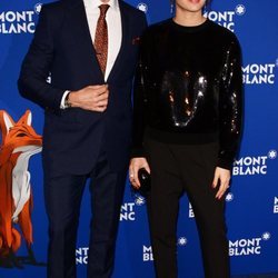 Hugh Jackman y Carlota Casiraghi en el evento de Montblanc