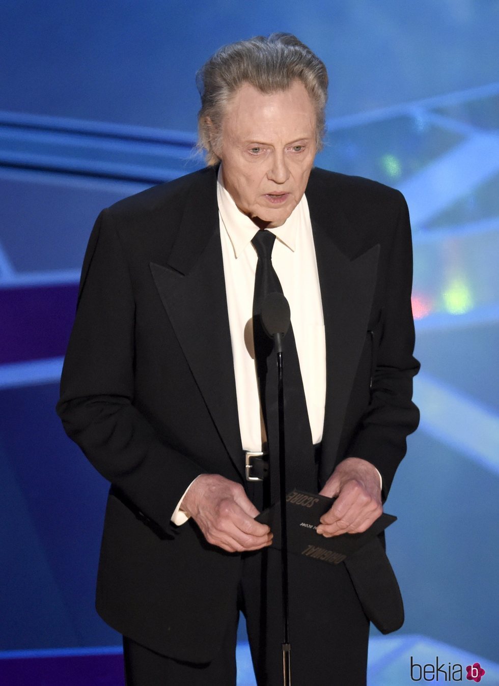 Christopher Walken en los premios Óscar de 2018