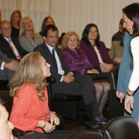 Esther y Alicia Koplowitz durante la entrega de las Medallas de Oro al Mérito en el trabajo 2014