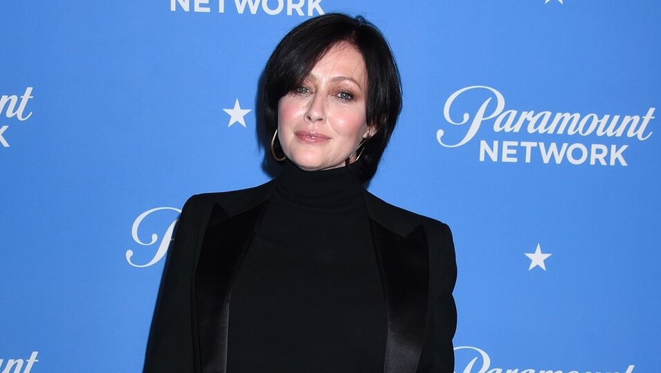 La actriz Shannen Doherty en la fiesta de lanzamiento de Paramount Network