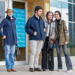 La Reina Sofía, la Infanta Elena, Froilán y Victoria Federica tras visitar al Rey Juan Carlos en el