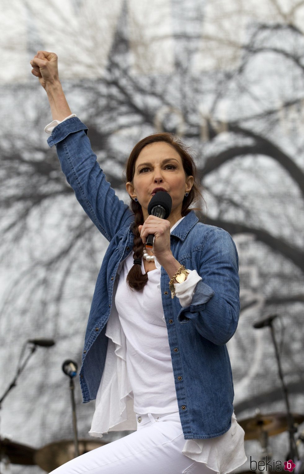 Ashley Judd en la Marcha por las Mujeres en Washington