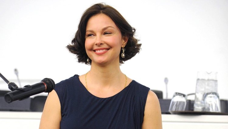 Ashley Judd en la sede de Naciones Unidas en Nueva York