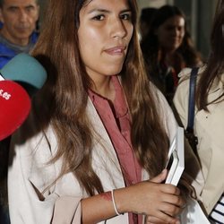 Chabelita Pantoja a su llegada de Honduras tras visitar a Alberto Isla