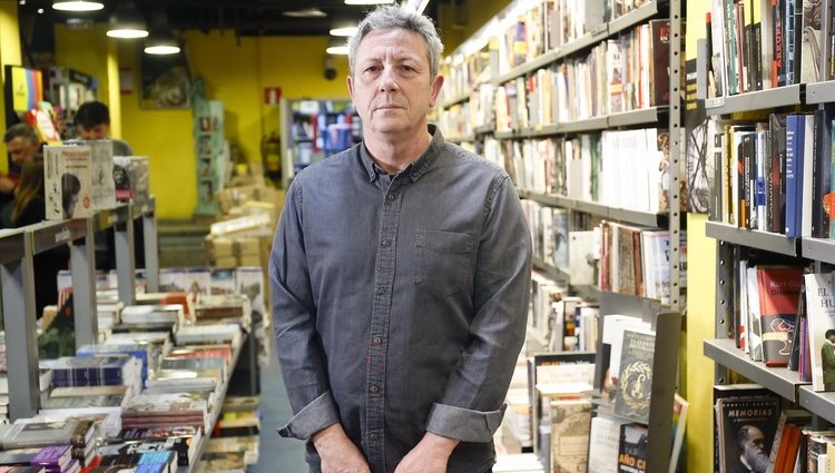 Alonso Guerrero durante la presentación de su libro 'El amor de Penny Robinson'