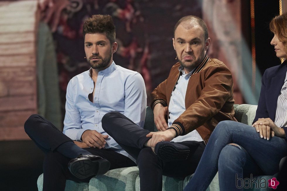 Alejandro Albalá y Cristian Suescun en la gala 5 de 'Supervivientes 2018'