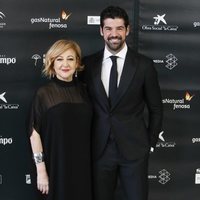 Carmen Machi y Miguel Ángel Muñoz en la ceremonia de inauguración del Festival de Cine de Málaga 2018