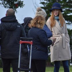 Nicole Kidman con un sombrero en el rodaje de la segunda temporada de 'Big Little Lies'