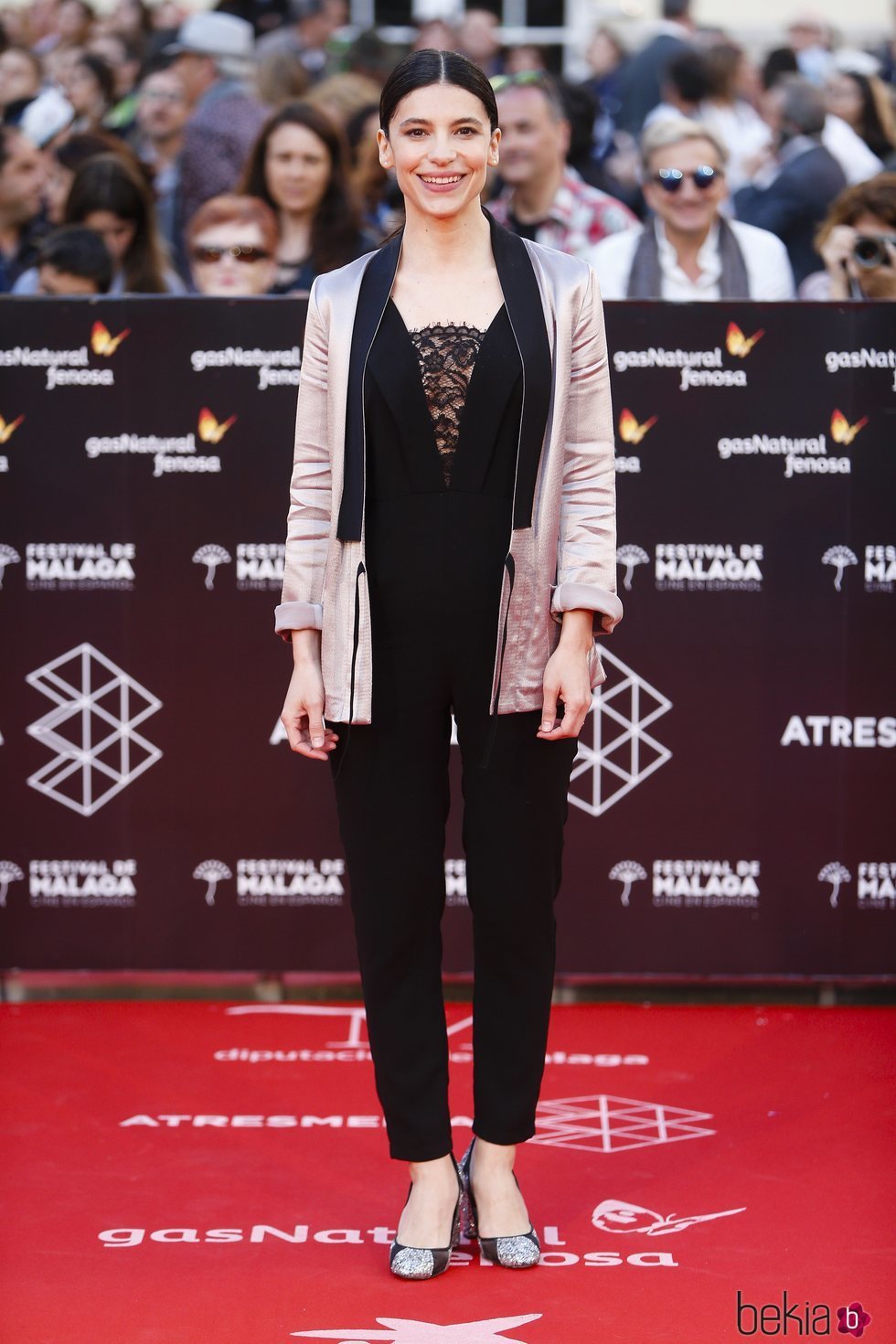 Irene Visedo en la alfombra roja del Festival de Málaga 2018