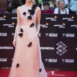 Paz Vega en la alfombra roja del Festival de Málaga 2018