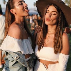 Las influencers Paula Gonu y Dulceida en el Festival Coachella 2018