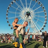 La influencer Jessica Goicoechea y su novio en la Festival Coachella 2018