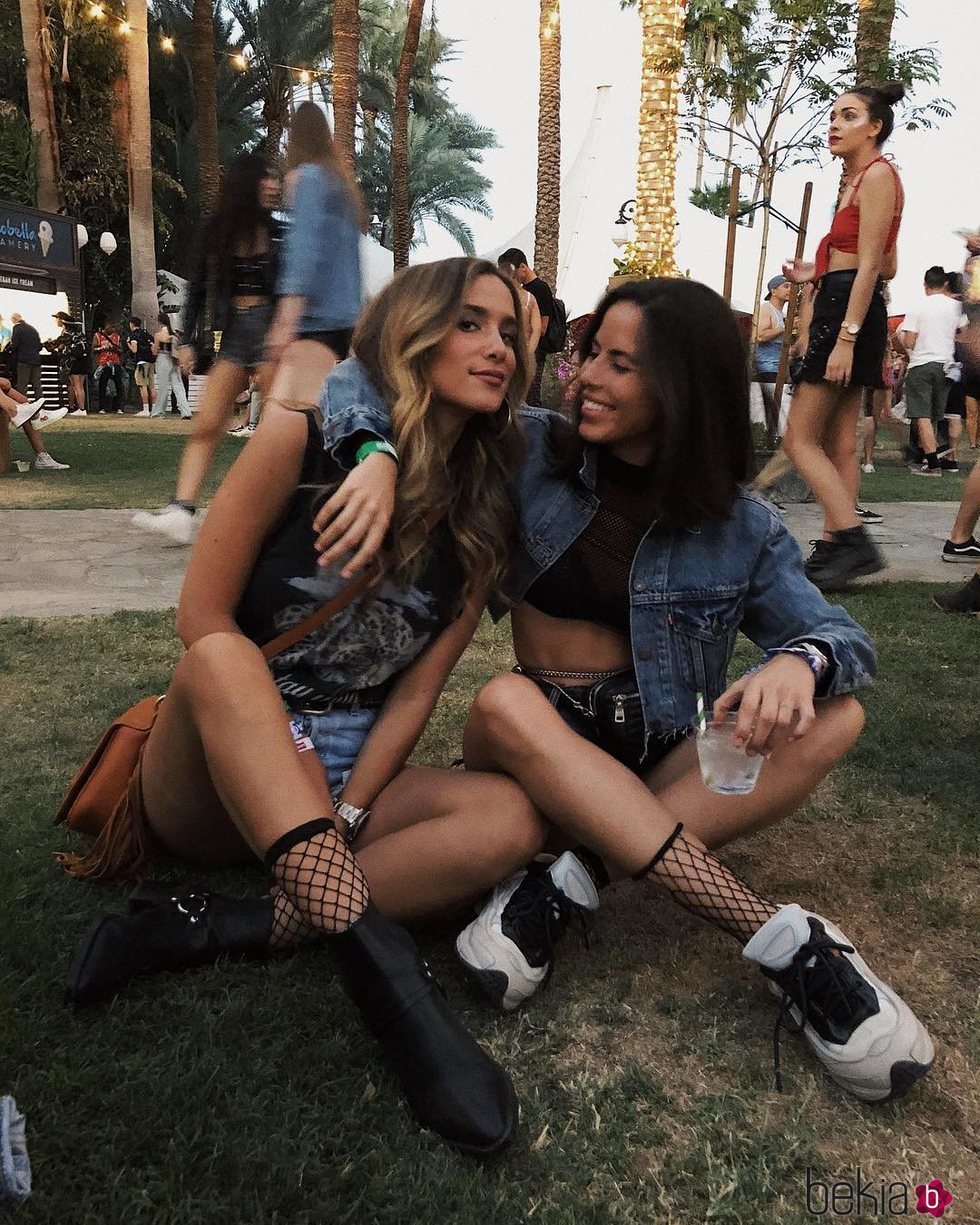 Las influencers María Pombo y Nica Urgel en el Coachella 2018