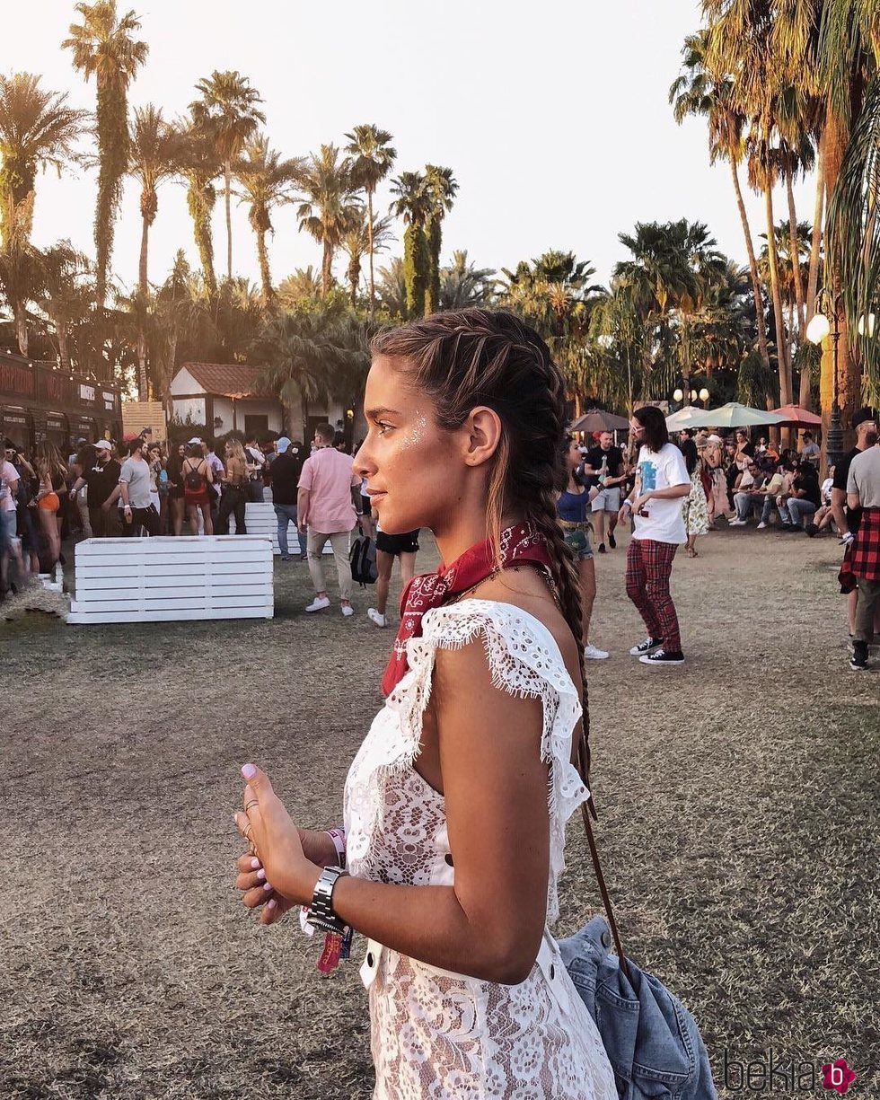 María Pombo en el festival Coachella 2018