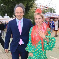 Eugenia Martínez de Irujo y Narcís Rebollo en la Feria de Abril 2018