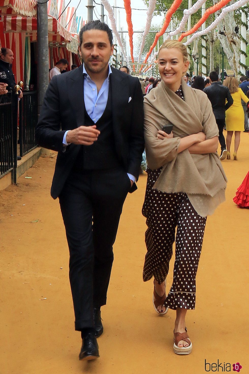 Marta Ortega y Carlos Torretta en la Feria de Abril 2018