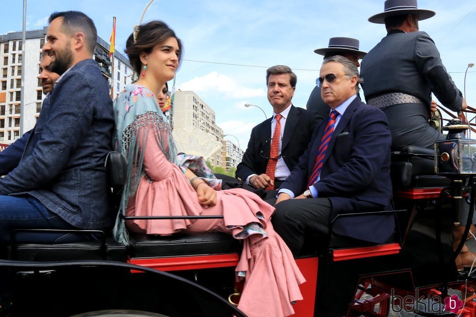 Cayetano Martínez de Irujo y Bárbara Mirjan en la Feria de Abril 2018