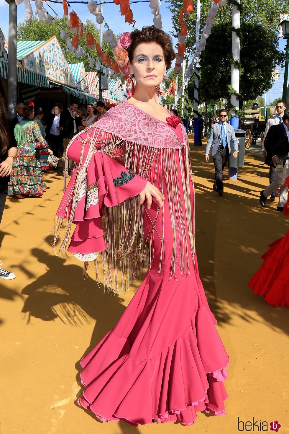 Antonia Dell'Atte en la Feria de Abril 2018