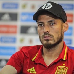 David Silva con la selección española