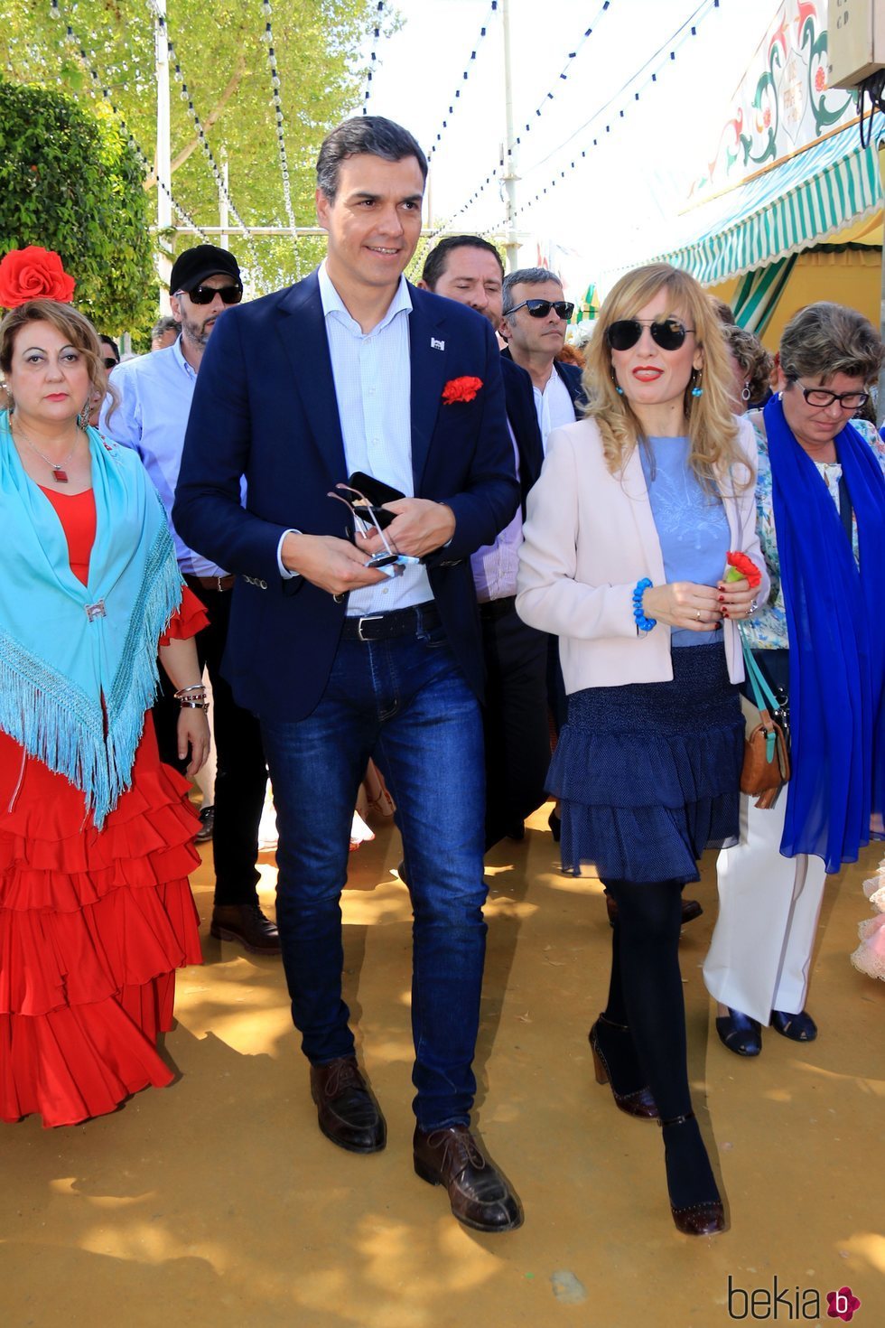 Pedro Sánchez en la Feria de Abril 2018