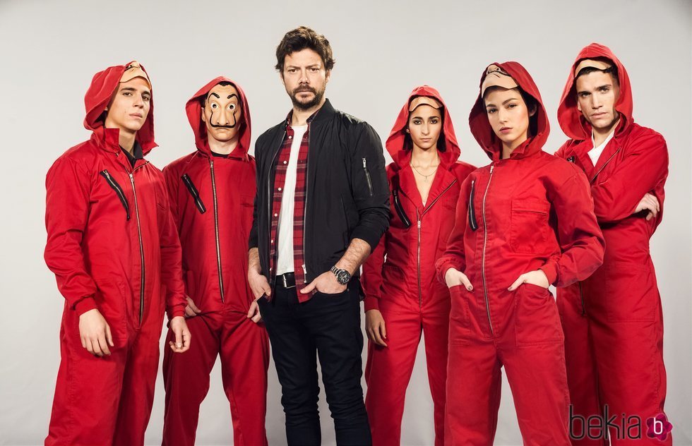 El reparto de 'La casa de papel' en la tercera temporada