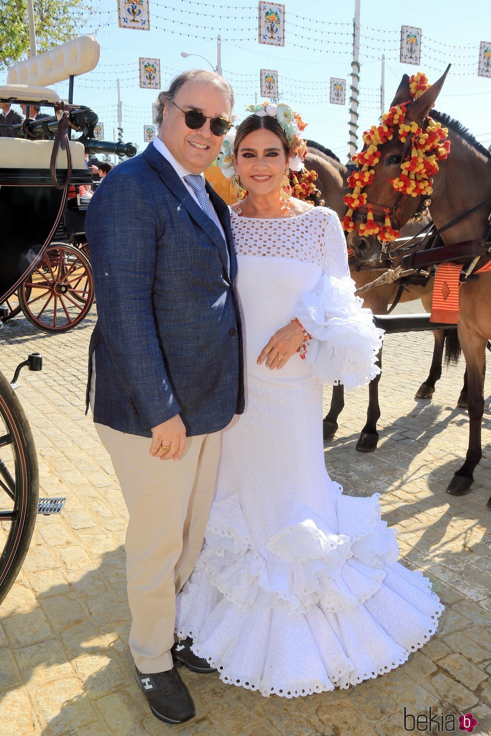 Marina Danko y Fabio Mantegazza en la Feria de Abril 2018