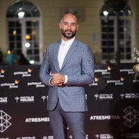 Alain Hernández en la alfombra roja de una de las noches del Festival de Málaga 2018