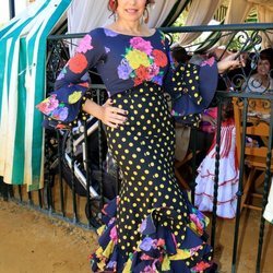 Raquel Revuelta disfrutando de la Feria de Abril 2018