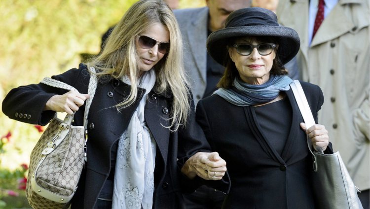 Catherine Oxenberg junto a su madre, la Princesa Isabel de Yugoslavia