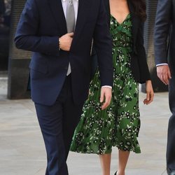 El Príncipe Harry y Meghan Markle llegando al Alto Comisionado de Australia en Londres