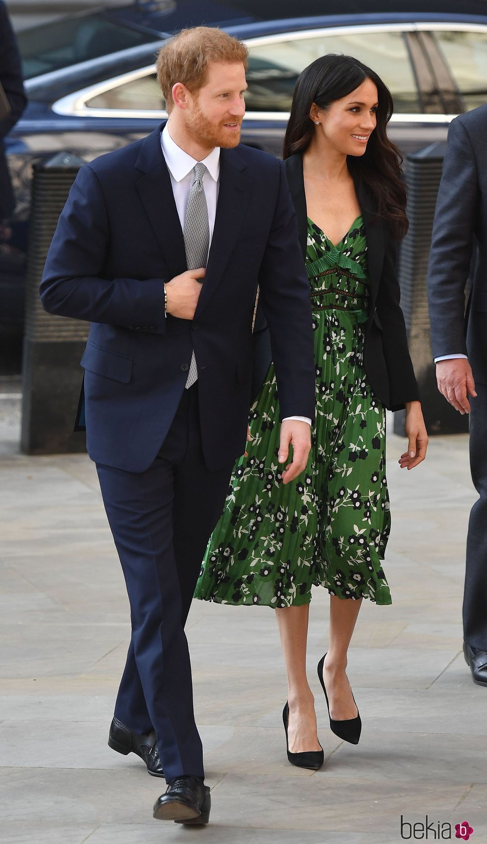 El Príncipe Harry y Meghan Markle llegando al Alto Comisionado de Australia en Londres