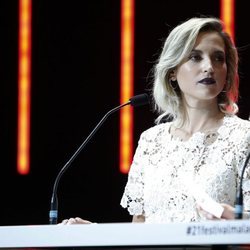 Ana Fernández durante la Gala de Clausura del Festival de Málaga 2018