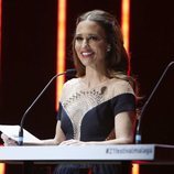 Paula Echevarría durante la Gala de Clausura del Festival de Málaga 2018