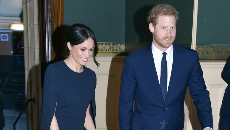 El Príncipe Harry y Meghan Markle en el concierto del 92 cumpleaños de la Reina