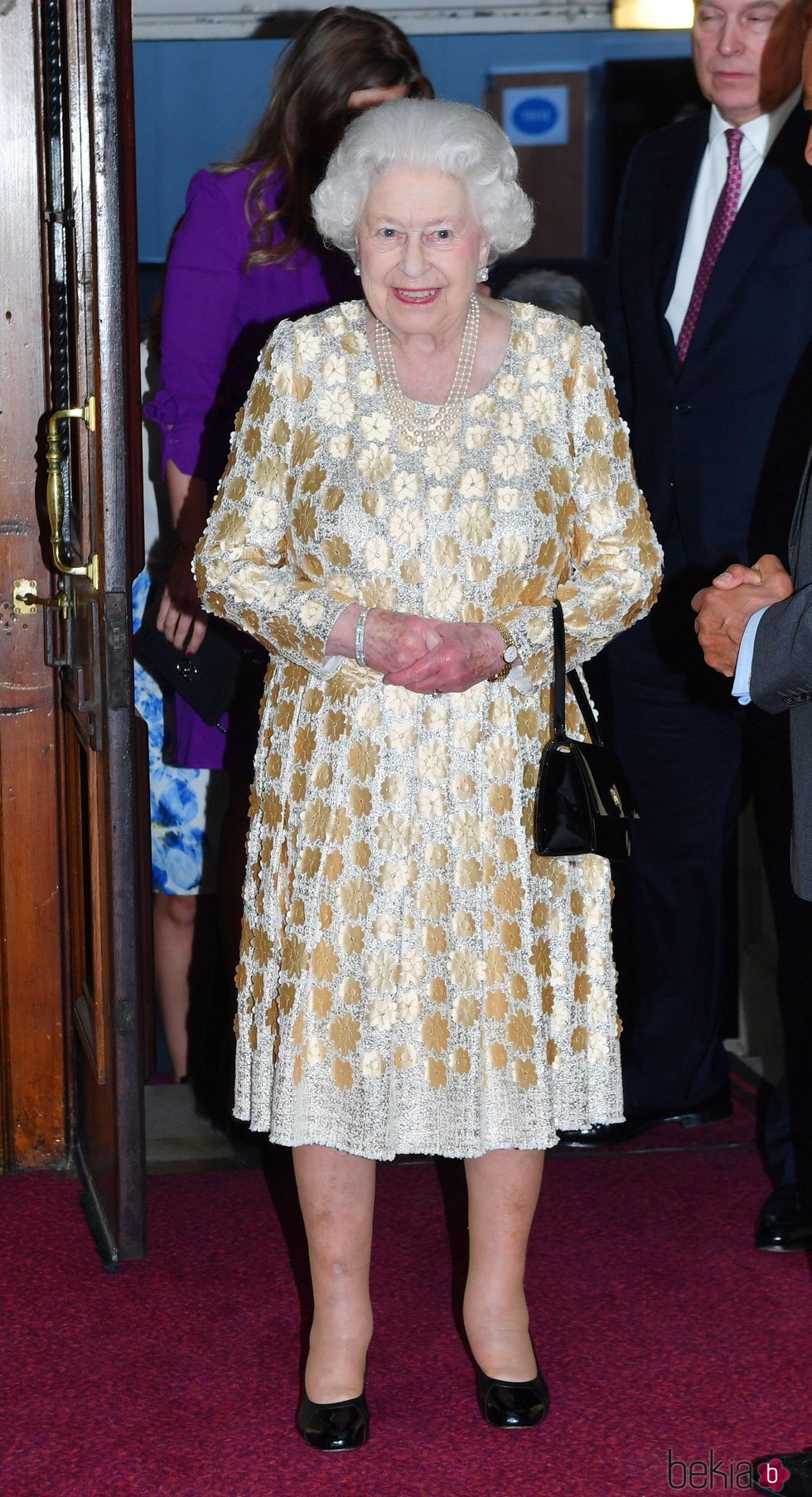 La Reina Isabel II en el concierto celebrado por su 92 cumpleaños