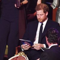 El Príncipe Harry y Meghan Markle durante el concierto del 92 cumpleaños de la Reina