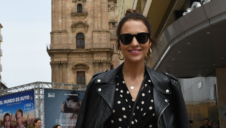 Paula Echevarría disfrutando de los monumentos de Málaga