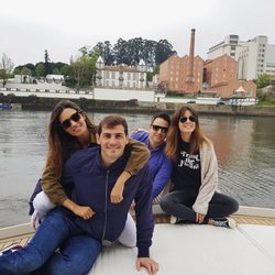 Sara Carbonero, Iker Casillas, Isabel Jiménez y su pareja juntos en Oporto