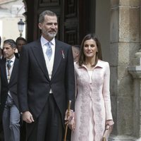 Los Reyes Felipe y Letizia en la entrega del Premio Cervantes 2017