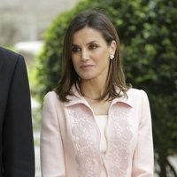 La Reina Letizia durante la entrega del Premio Cervantes 2017