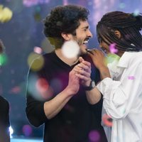 Berta Vázquez y Chino Darín divirtiéndose en 'El Hormiguero'