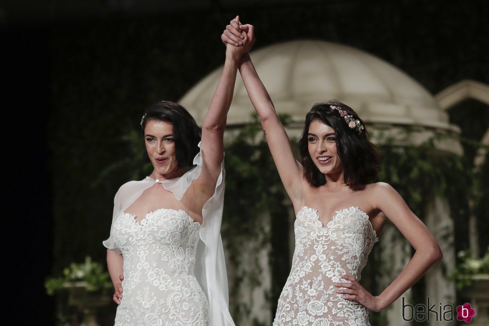 Blanca Romero y Lucía Rivera juntas en la Barcelona Bridal Fashion Week 2018