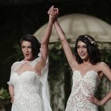 Blanca Romero y Lucía Rivera juntas en la Barcelona Bridal Fashion Week 2018