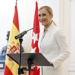 Cristina Cifuentes en su dimisión