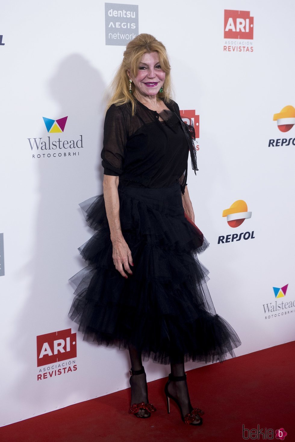 La Baronesa Thyssen en los Premios Ari 2018