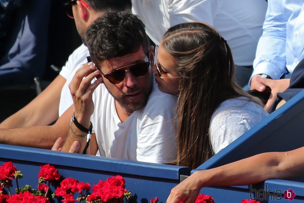 Pablo López y Claudia Nieto, muy acaramelados en el Torneo Godó 2018