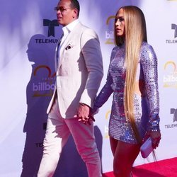 Jennifer Lopez y su novio Alex Rodríguez en los Premios Billboard de la Música Latina de 2018